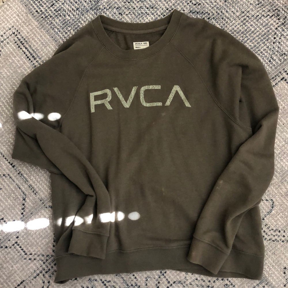 Green RVCA sweater